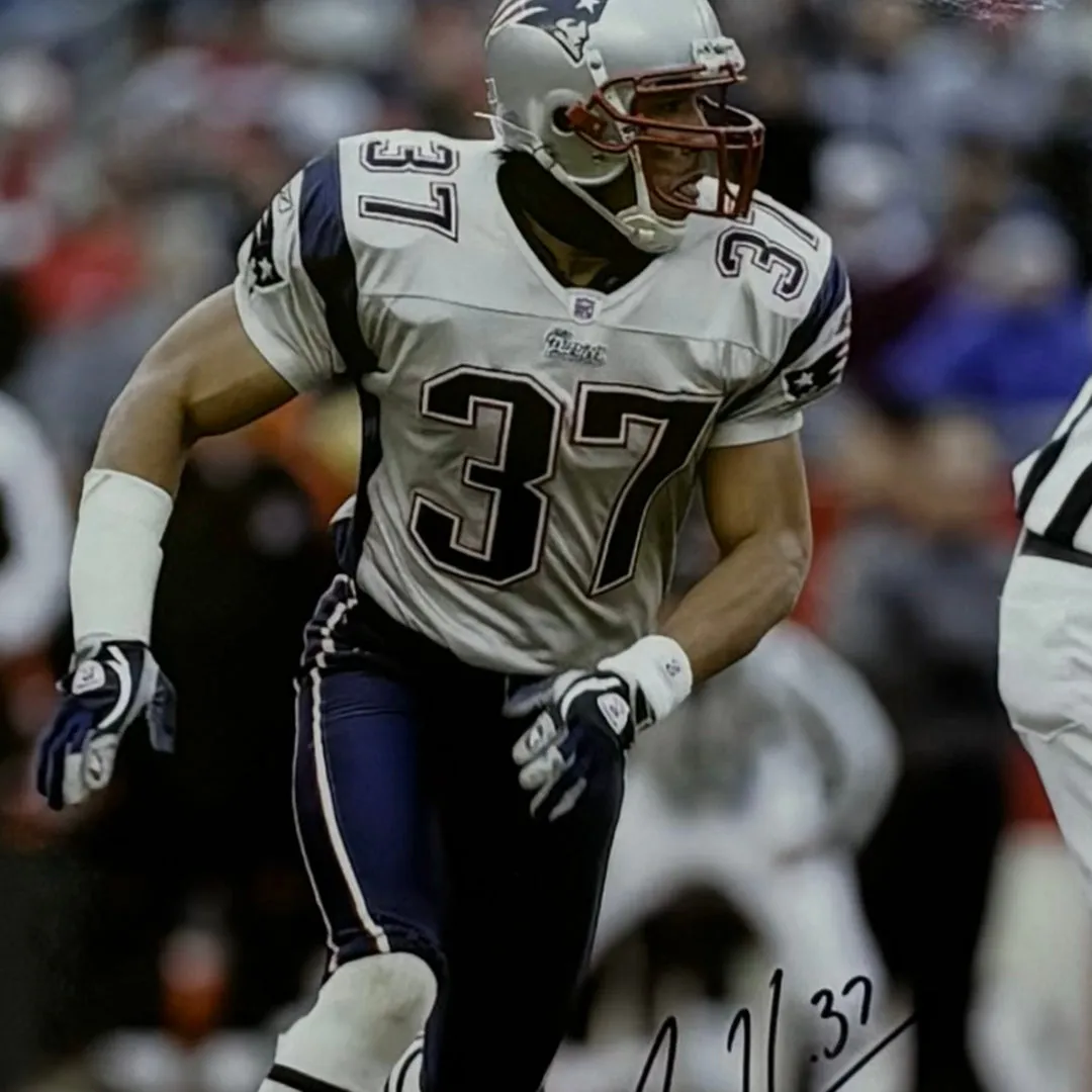 Rodney Harrison  Hand Signed & Framed New England Patriots 8x10 Football Photo