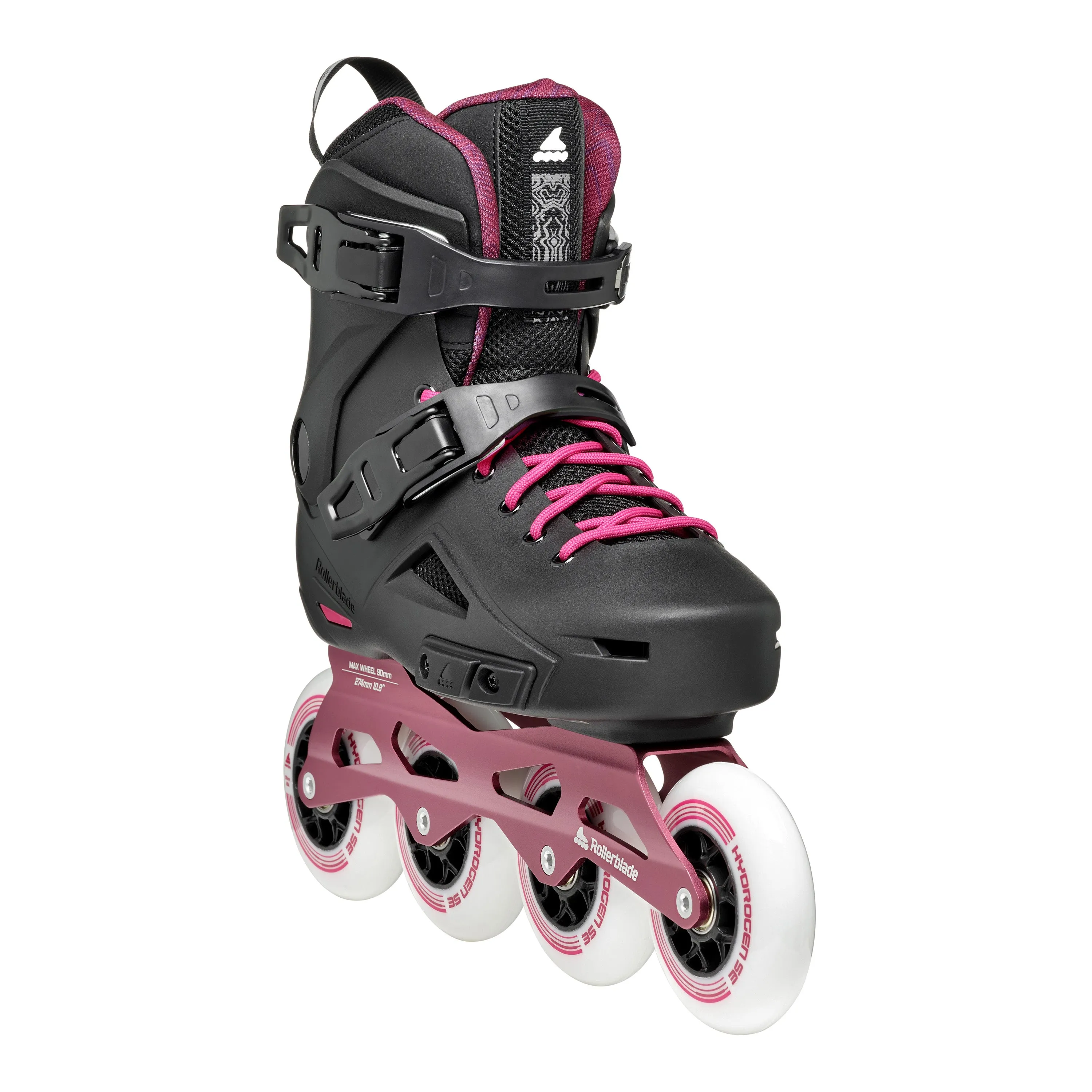 Rollerblade Lightning 90 W - Black/Sangria