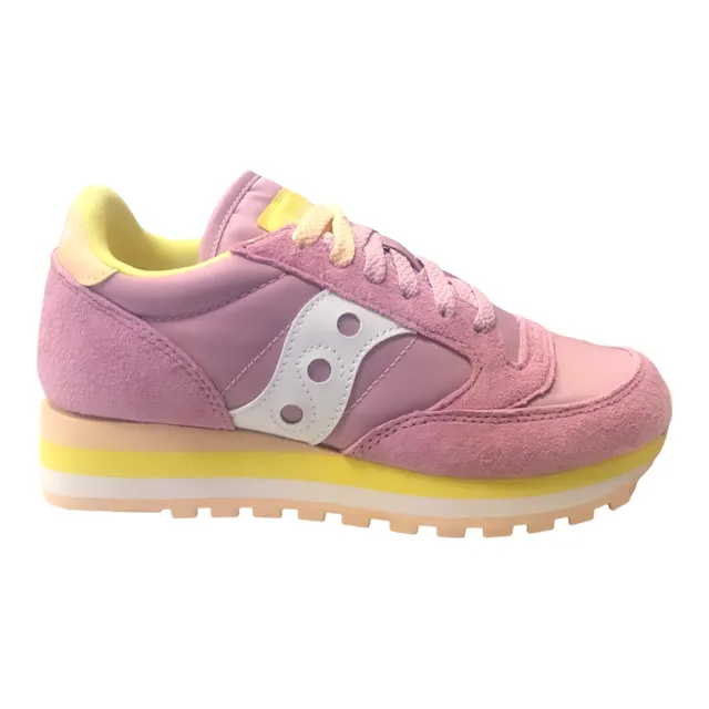 Saucony Original scarpa sneakers da donna Jazz Triple S60530-18 rosa giallo