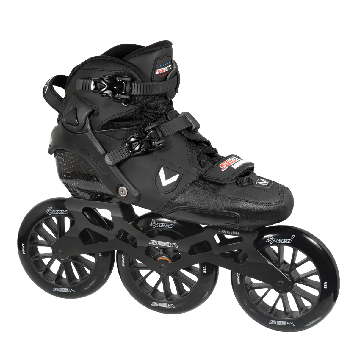 Seba Marathon 325 Complete Skates Black Wheels