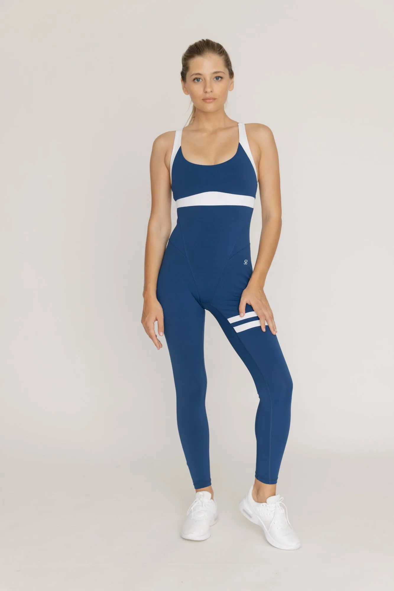 Serena Ocean Blue Jumpsuit