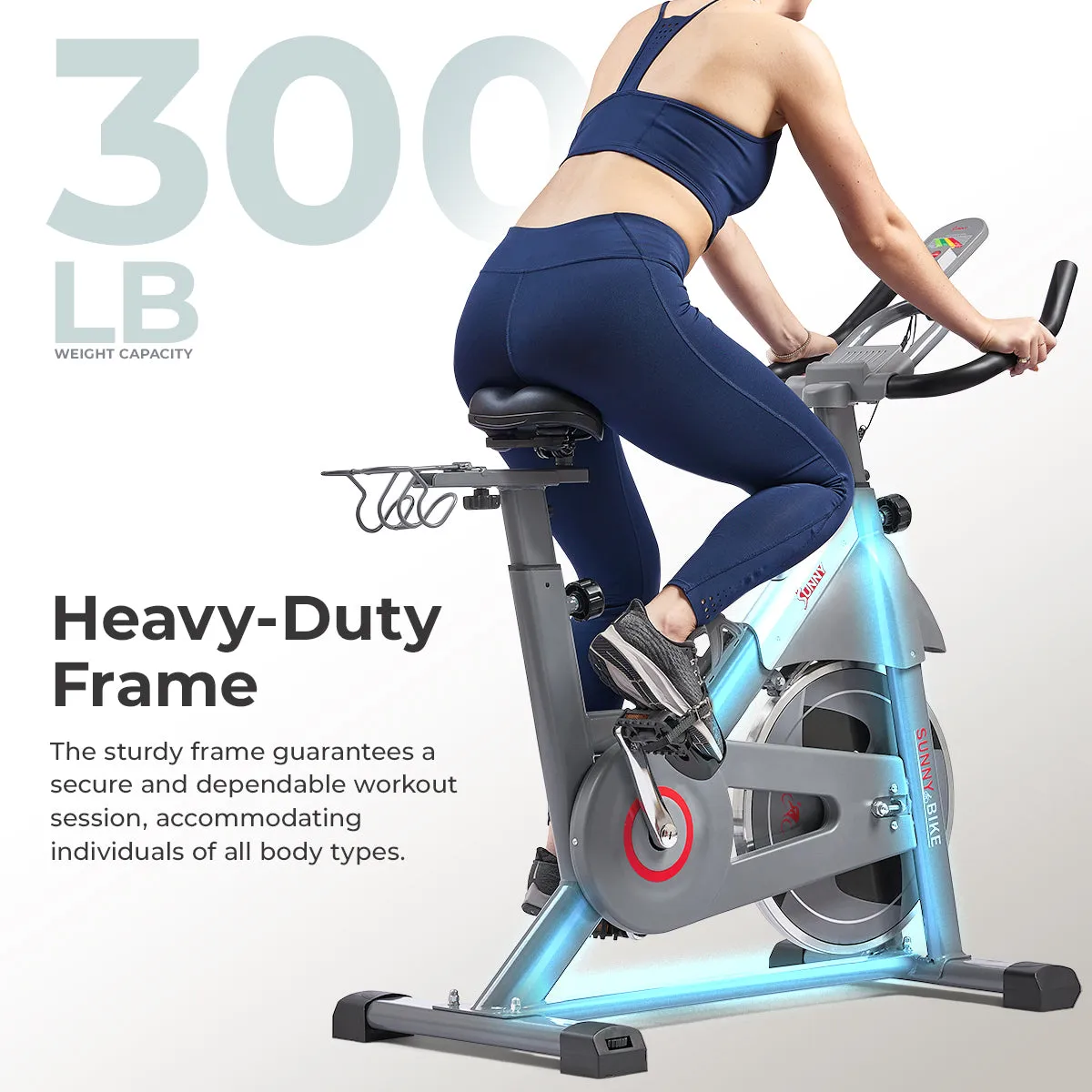 Smart Magnetic Belt Drive Indoor Cycling Exercise Bike