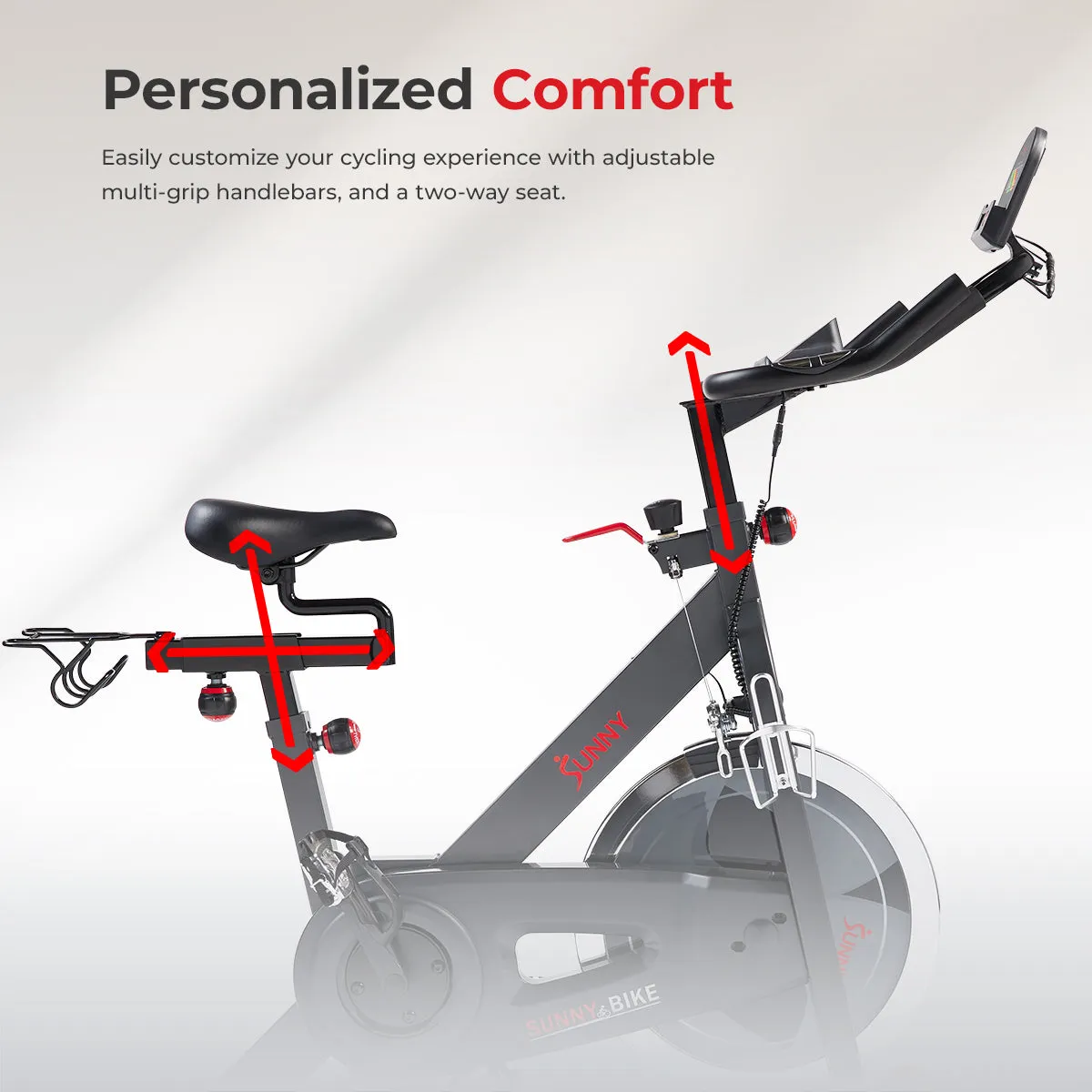 Smart Pro Belt Drive Indoor Cycling Exercise Bike