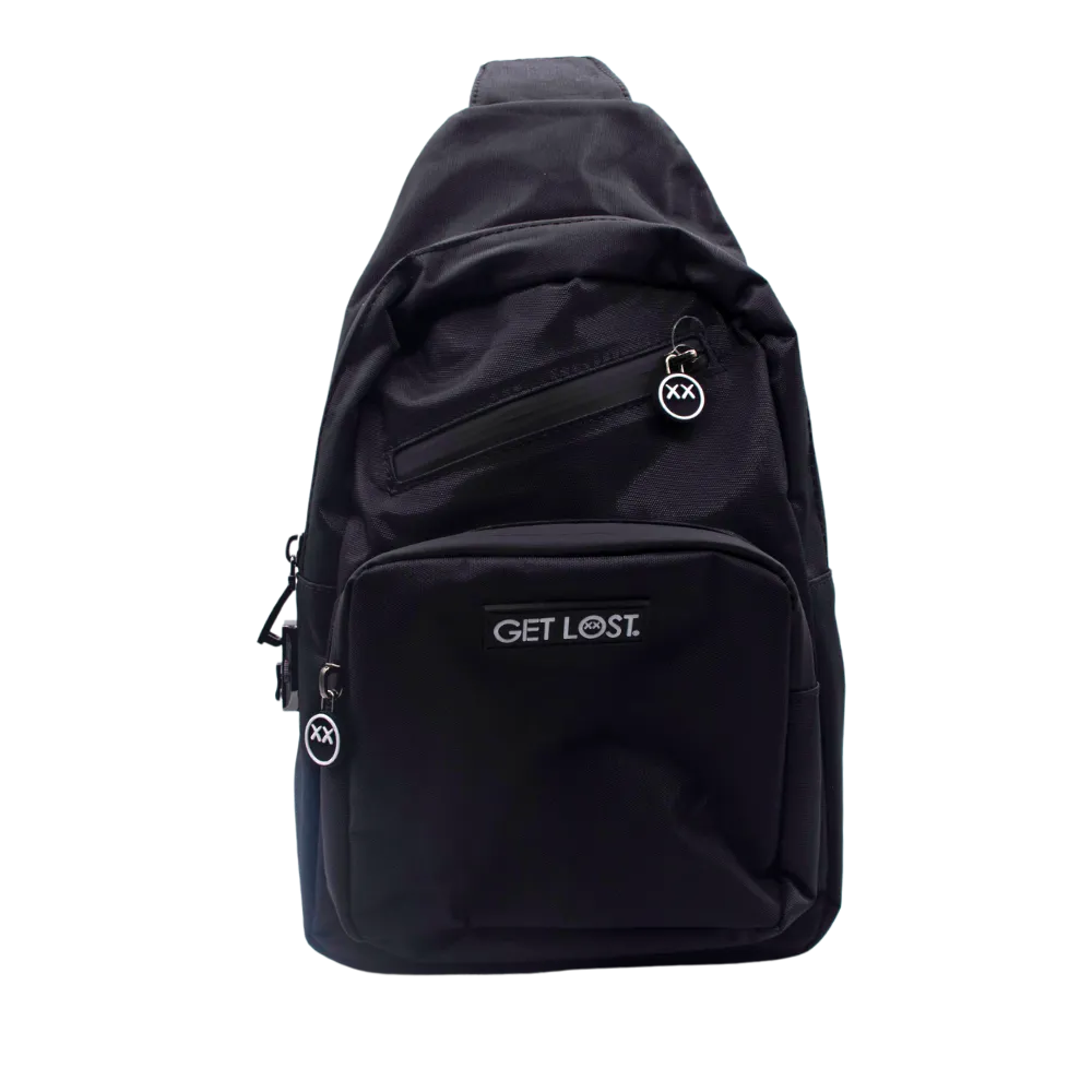 Smell-Proof Premium Shoulder Bag by GET LOST - Black