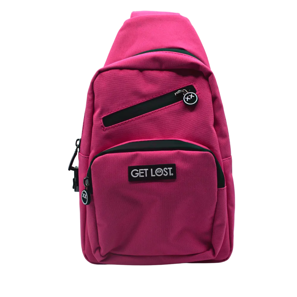 Smell-Proof Premium Shoulder Bag by GET LOST - Pink