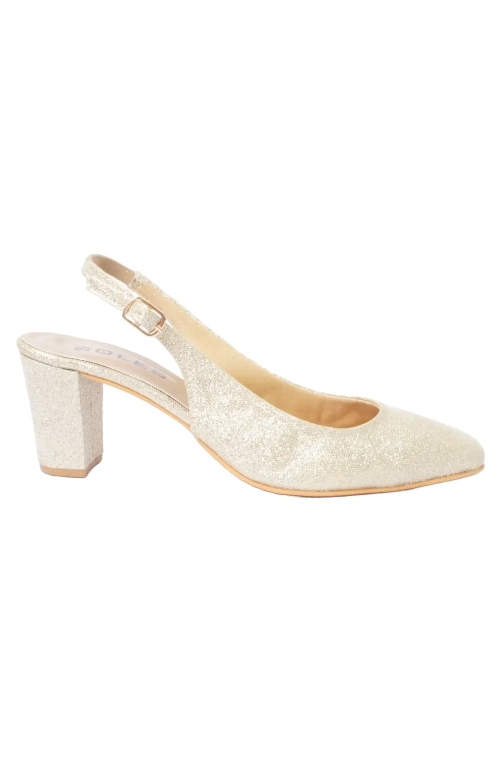 SOLES Women Gold Shoes