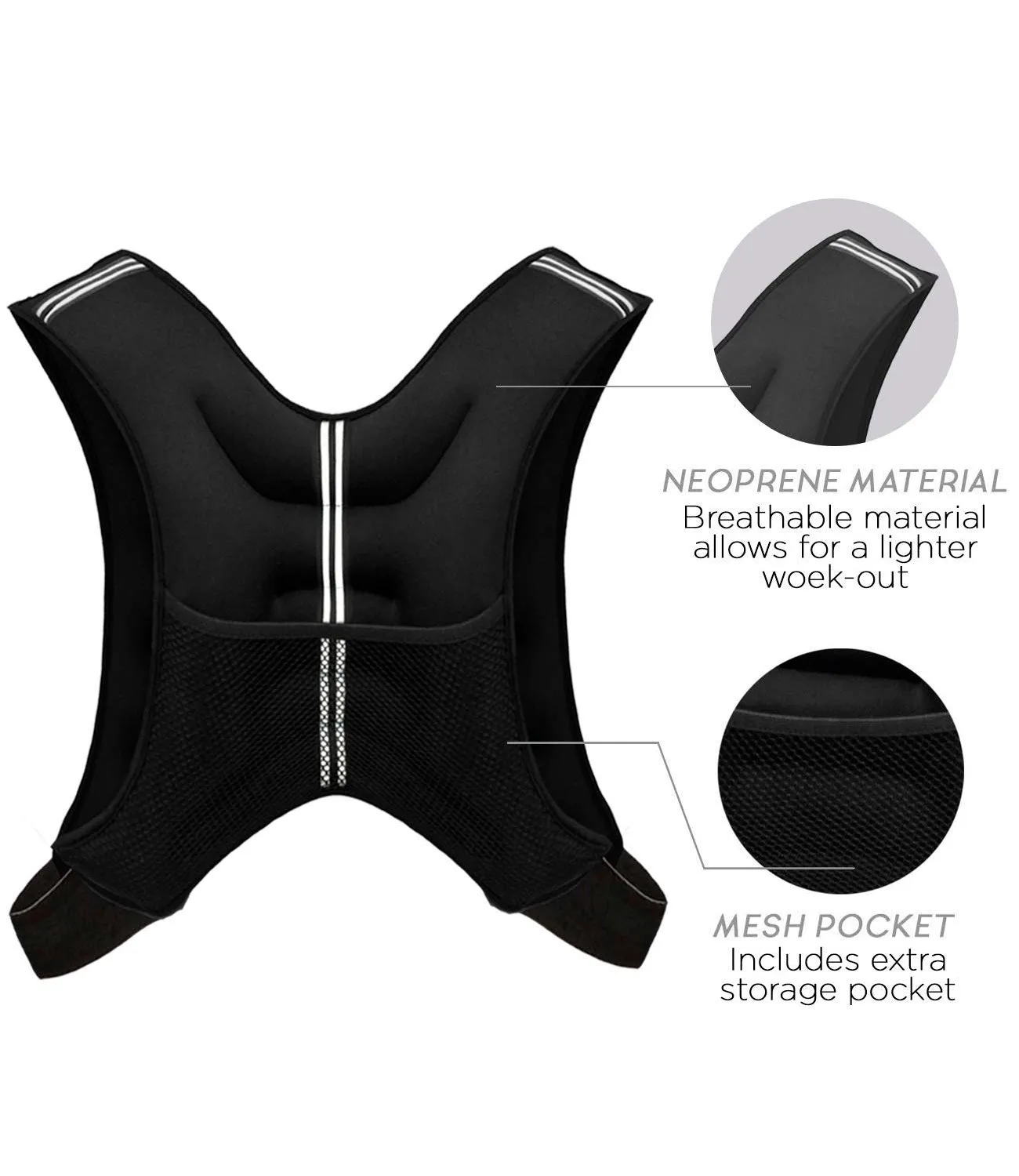 Sport Weighted Vest Workout Equipment 10kg