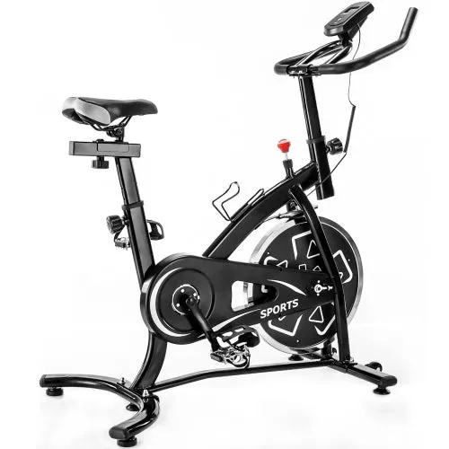 Stationary Professional Indoor Cycling Bike Exercise Bike Spin Bike S280 Trainer Exercise Bicycle(Black)