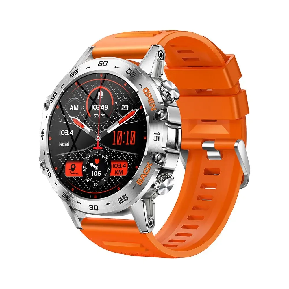 Steel 1.39" Bluetooth Call Smart Watch Men Sports Fitness Watches IP68 Waterproof Smartwatch for Xiaomi Android IOS