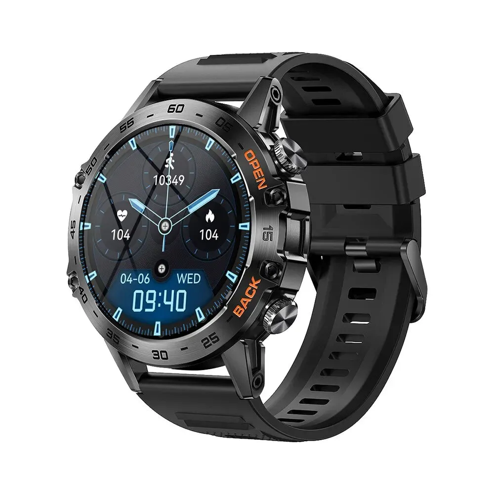 Steel 1.39" Bluetooth Call Smart Watch Men Sports Fitness Watches IP68 Waterproof Smartwatch for Xiaomi Android IOS