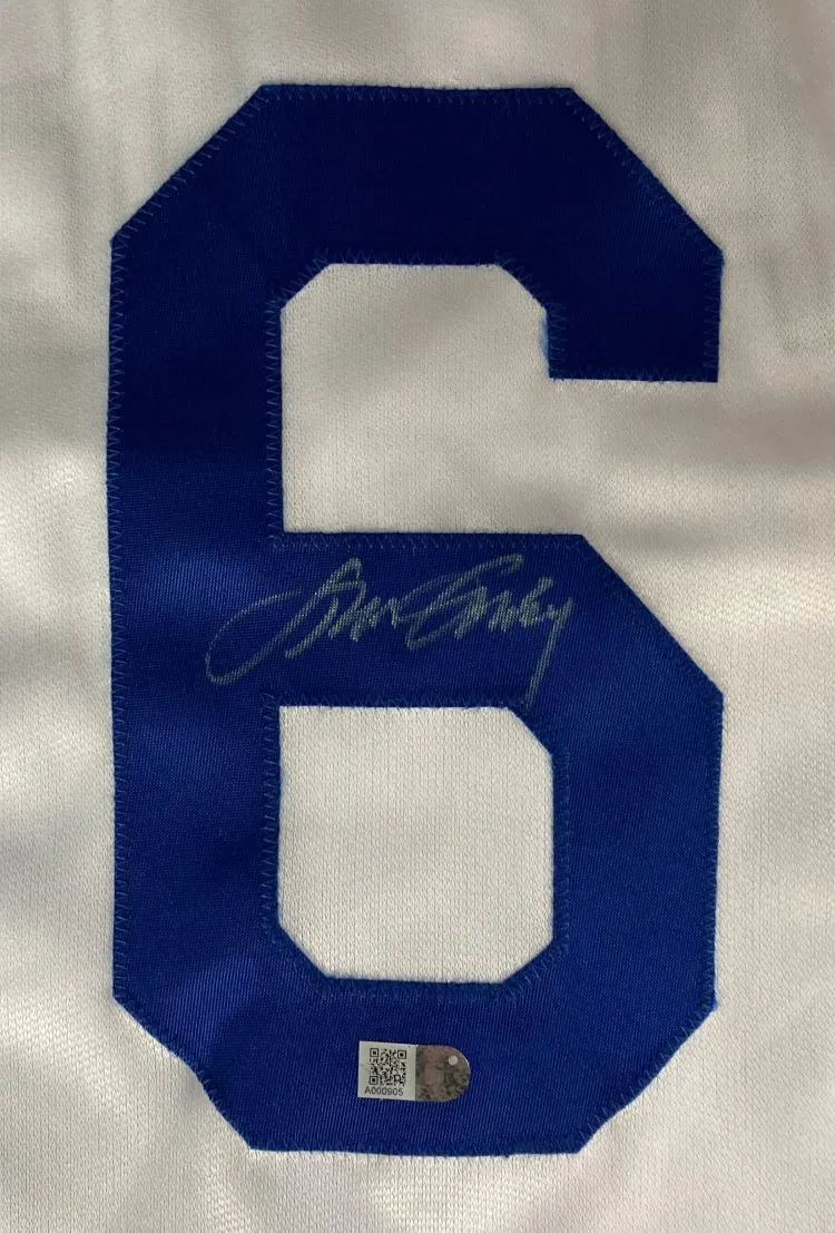 Steve Garvey Los Angeles Signed White Baseball Jersey Sports Integrity