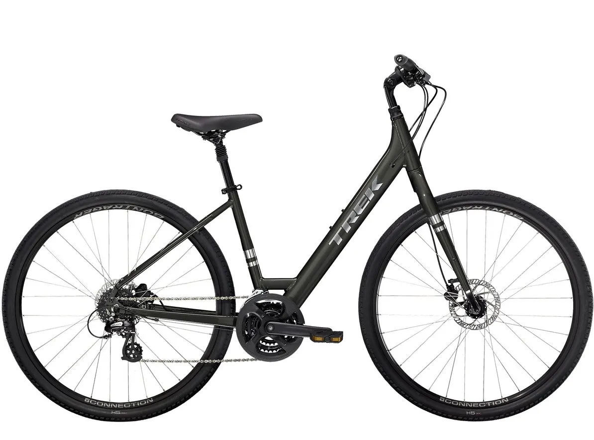 Trek Verve 2 Disc Lowstep Hybrid Bike (Unisex)