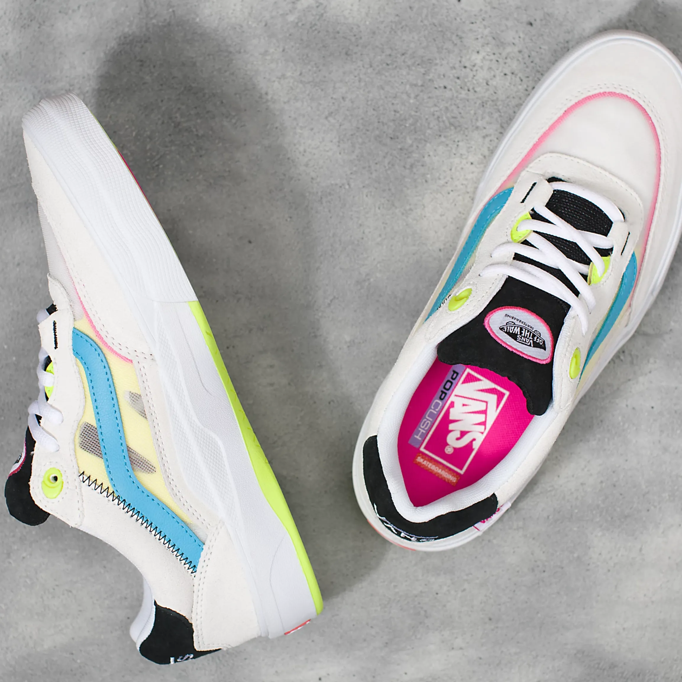 VANS SKATE NEON WAYVEE WHITE / MULTI