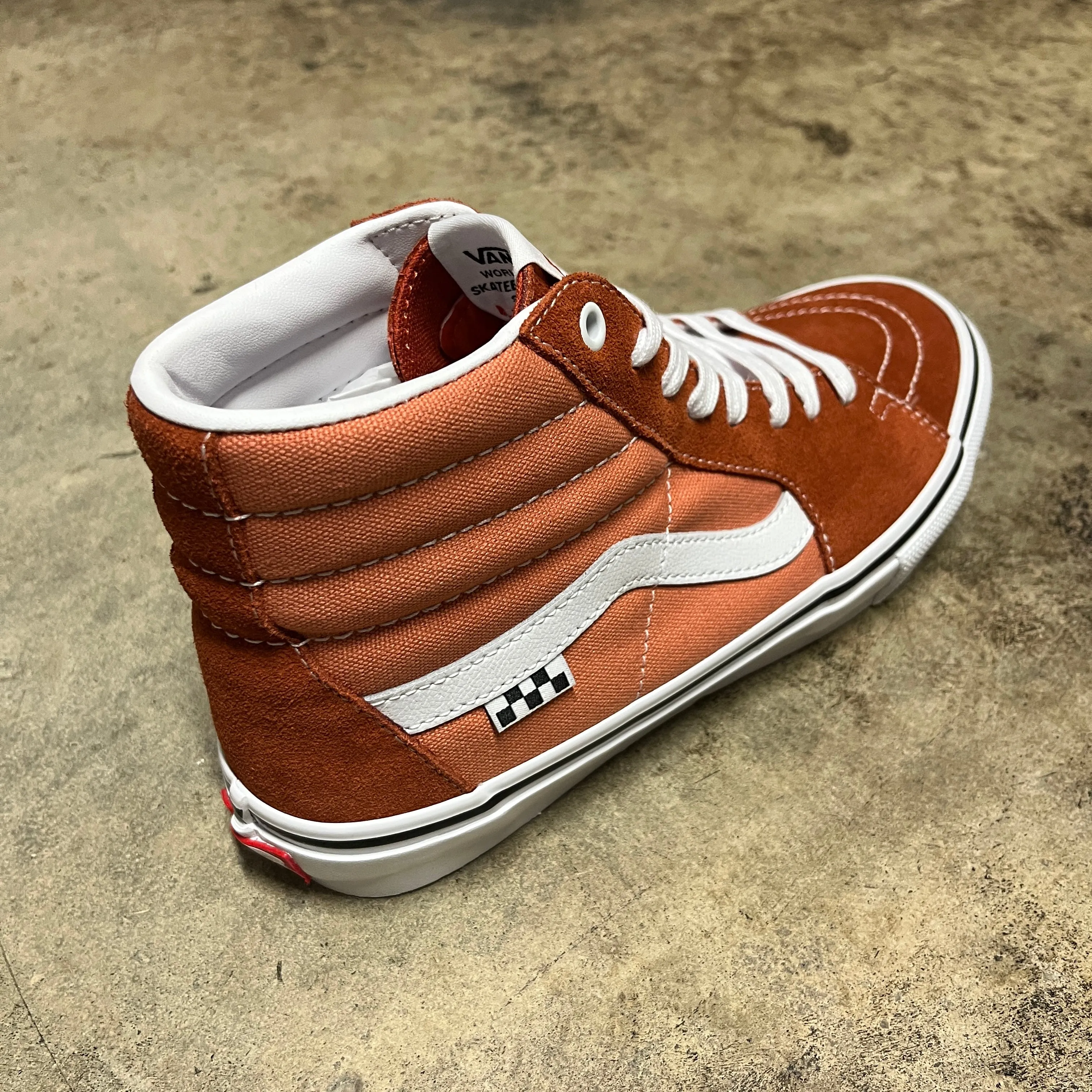 VANS SKATE SK8 HI (BURNT OCHRE)