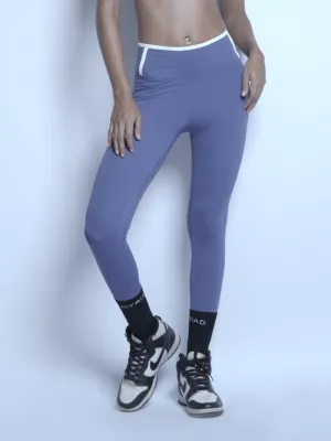 Vivid Luxe Leggings - Periwinkle Purple