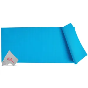 Vivitar PFV8277 5mm  High Density Foam Exercise Roll Up Mat Slip Resistant Surface Teal for Yoga Exercises