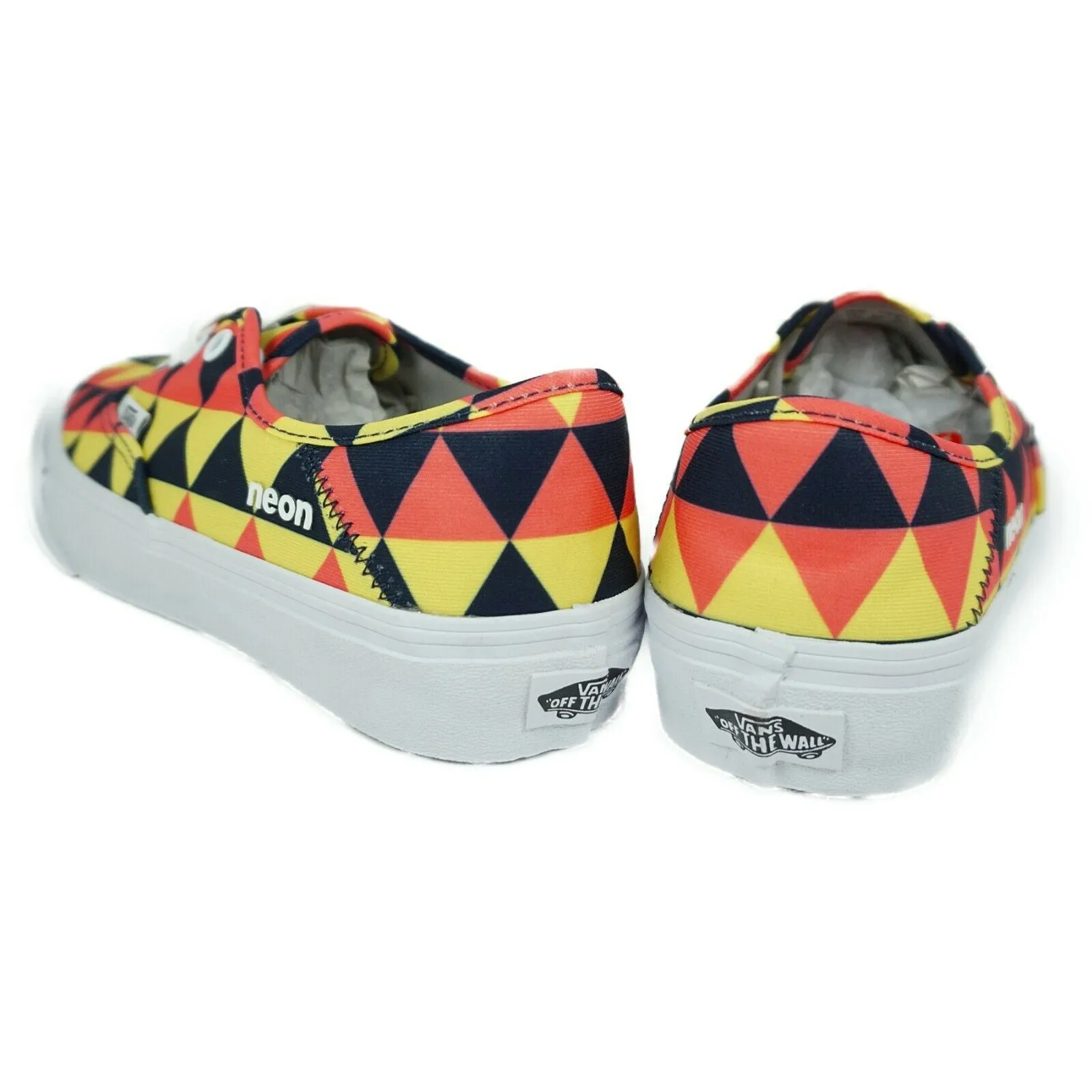 VN0A3MU6QB8 VANS Authentic SF Neon Triangles (Multi) Men Size 4.5 | Women Size 6