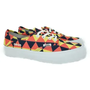 VN0A3MU6QB8 VANS Authentic SF Neon Triangles (Multi) Men Size 4.5 | Women Size 6