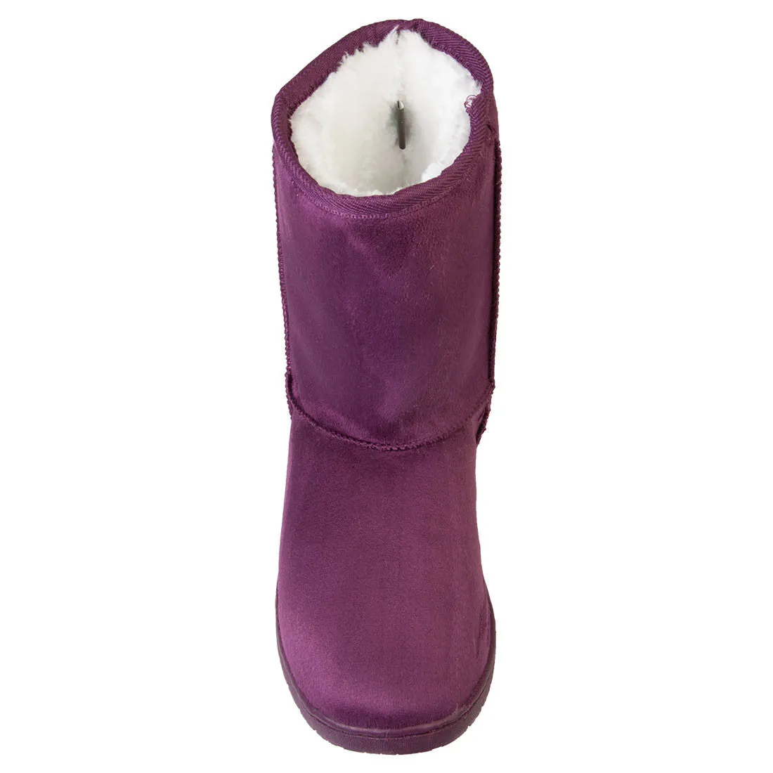 Women's 9-inch Microfiber Boots - Plum