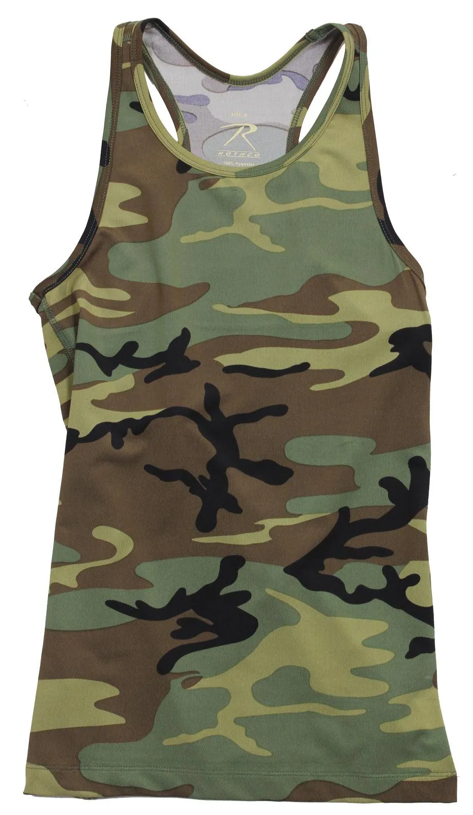 Womens Camo Workout Performance Tank Top