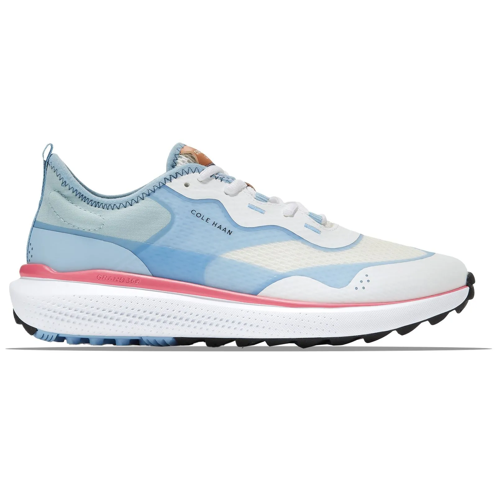 Womens ZEROGRAND Fairway Optic White/Blue Bell/Sun Kissed Coral - 2023